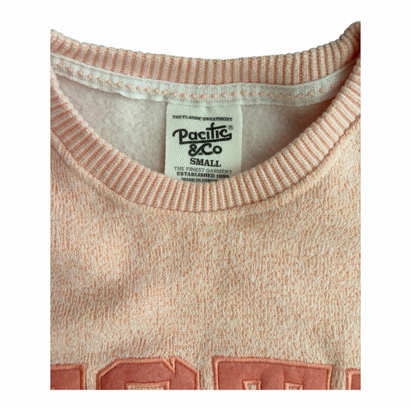 Destin Florida Crewneck Swearshirt Pink Small - Picture 2 of 3